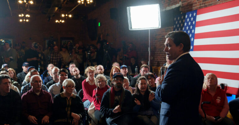 రాన్ డిసాంటిస్పై అధ్యక్షుడు ట్రంప్ అవమానకర ప్రచారం