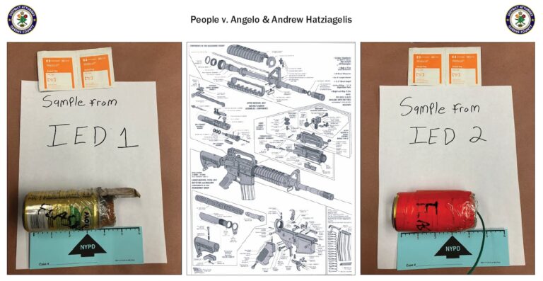 న్యూ యార్క్ సిటీ పోలీసుల దాడి ఇంట్లో బాంబు మరియు దెయ్యం తుపాకీని కనుగొంది, సోదరులను అరెస్టు చేసింది