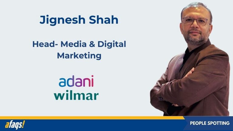 అదానీ విల్మార్ జిగ్నేష్ షాను మీడియా మరియు డిజిటల్ మార్కెటింగ్ హెడ్గా నియమించారు