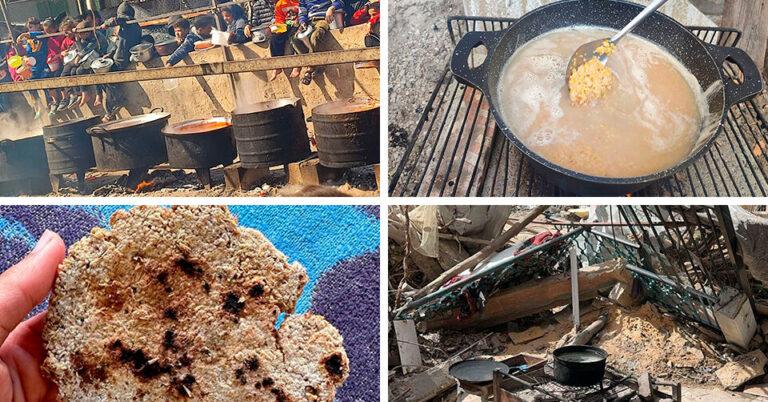 గాజాలో రోజువారీ ఆహార శోధన