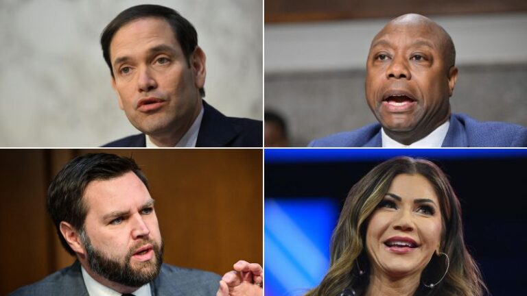 ట్రంప్ యొక్క నడుస్తున్న సహచరుల జాబితా చాలా పొడవుగా మరియు ద్రవంగా ఉంది